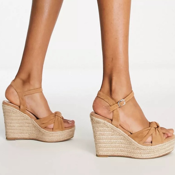 SOLUDOS • Charlotte Espadrilles Heels Wedges Shoes Sandals Includes Box - Picture 4 of 6